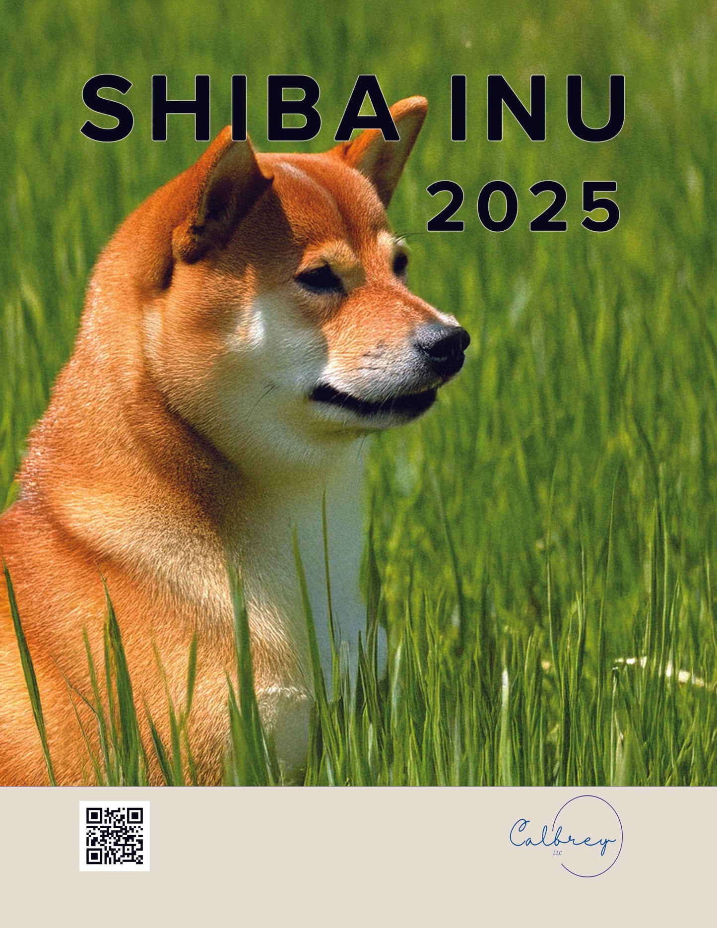 Shiba Inu Wall Calendar 2025
