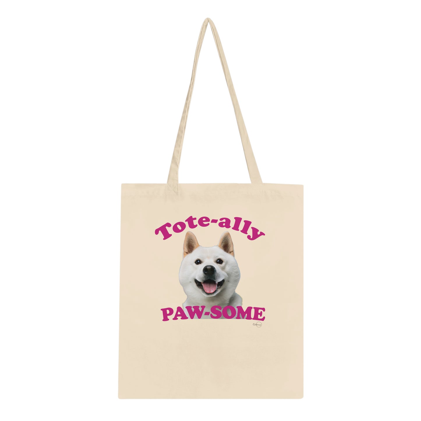 Adorable Shiba Inu Tote Bag – Eco-Friendly, 100% Cotton, Long-Handle Design