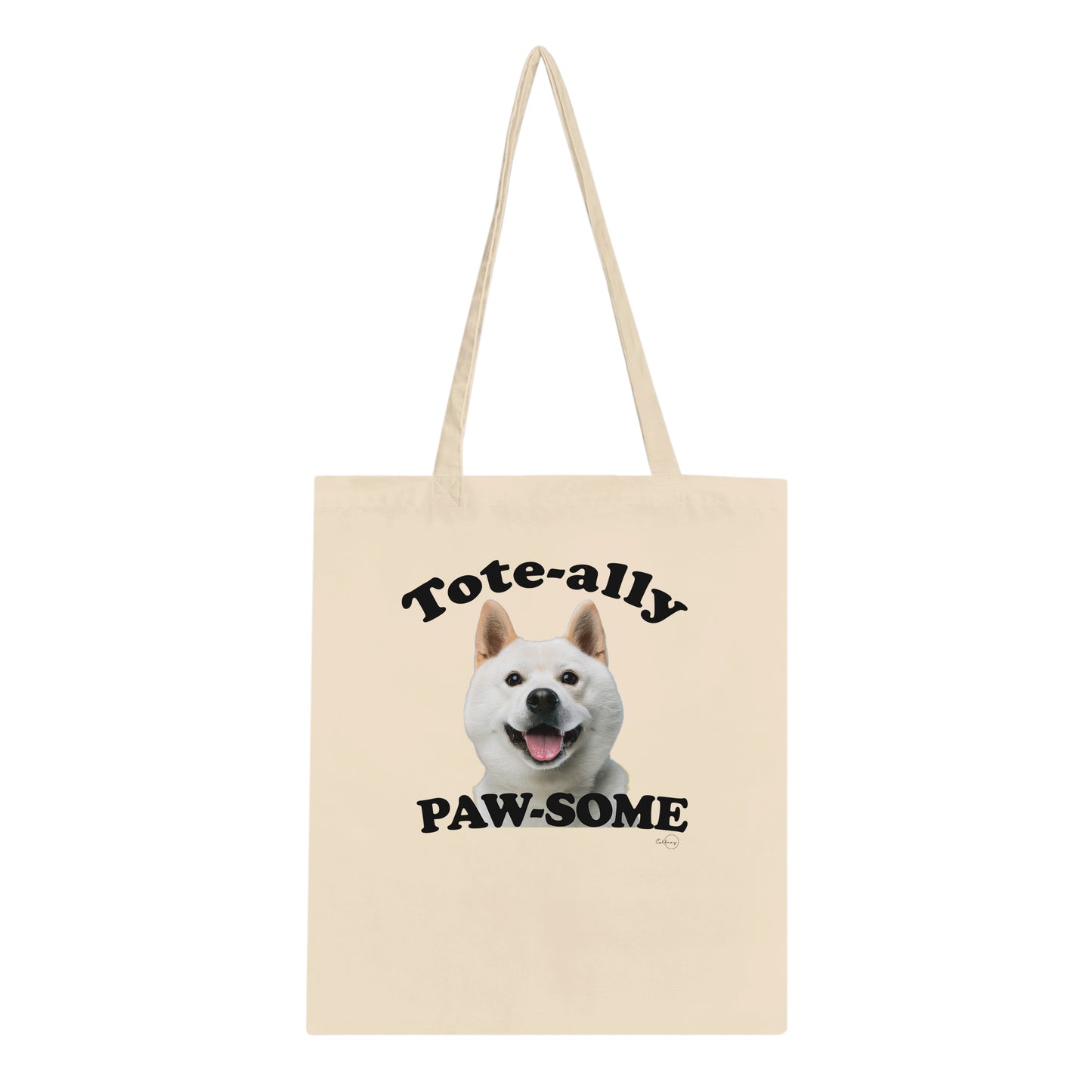 Adorable Shiba Inu Tote Bag – Eco-Friendly, 100% Cotton, Long-Handle Design