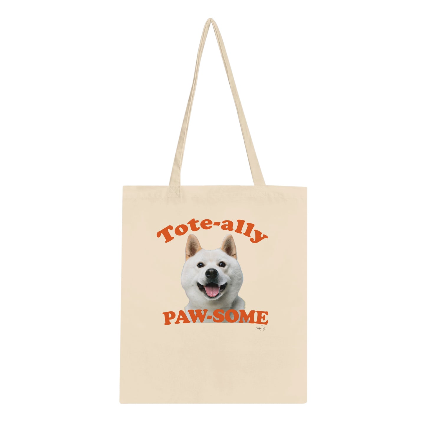 Adorable Shiba Inu Tote Bag – Eco-Friendly, 100% Cotton, Long-Handle Design