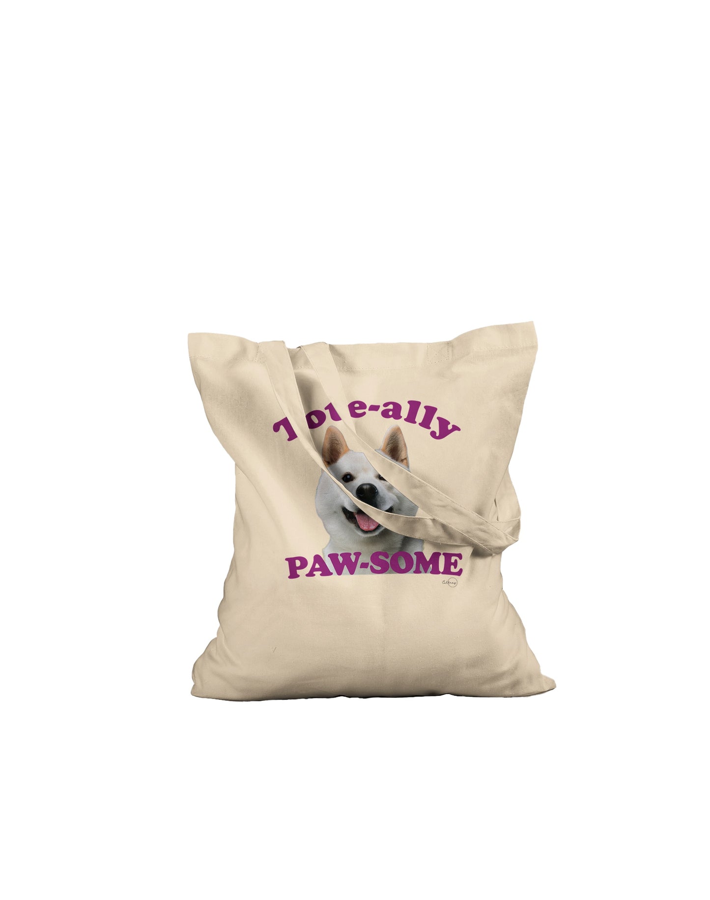 Adorable Shiba Inu Tote Bag – Eco-Friendly, 100% Cotton, Long-Handle Design