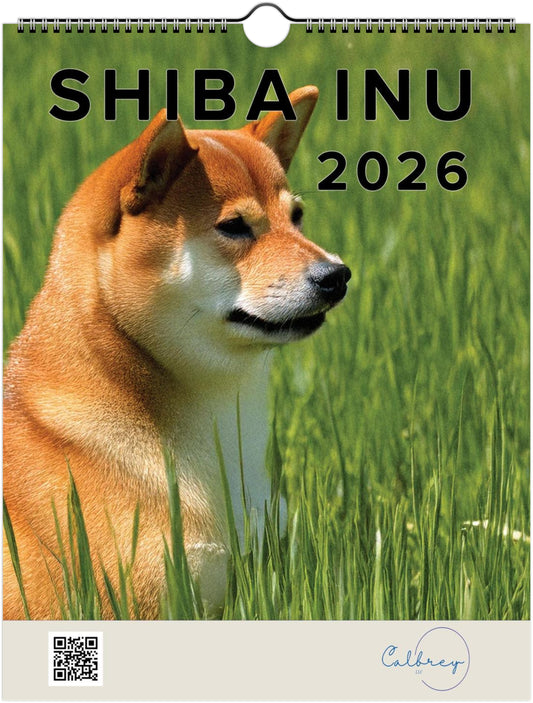 Adorbale Shiba Inu Calendar – Eco-Friendly Wall Art for Every Month - 2026